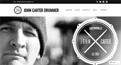 Desktop Screenshot of johncarterdrummer.com